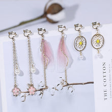 Load image into Gallery viewer, One Set 3 pairs Korea Style Clip on Earrings No Pierced Simple Style Gold-color Geometric Clip Earrings