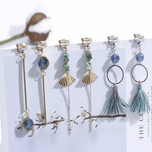 Load image into Gallery viewer, One Set 3 pairs Korea Style Clip on Earrings No Pierced Simple Style Gold-color Geometric Clip Earrings