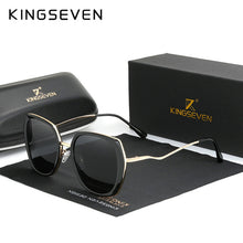 Load image into Gallery viewer, Genuine KINGSEVEN Women's Glasses Luxury Brand Design Sunglasses Gradient Polarized Lens Sun glasses Butterfly Oculos Feminino