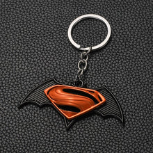 Load image into Gallery viewer, 2019 Marvel The Avengers Keychain Thor's Hammer Thanos Gauntlet Captain America Shield Hulk Batman Mask Key Ring Wholesale
