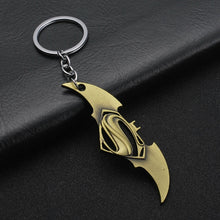 Load image into Gallery viewer, 2019 Marvel The Avengers Keychain Thor's Hammer Thanos Gauntlet Captain America Shield Hulk Batman Mask Key Ring Wholesale