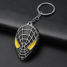 Load image into Gallery viewer, 2019 Marvel The Avengers Keychain Thor's Hammer Thanos Gauntlet Captain America Shield Hulk Batman Mask Key Ring Wholesale