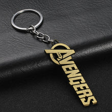 Load image into Gallery viewer, 2019 Marvel The Avengers Keychain Thor's Hammer Thanos Gauntlet Captain America Shield Hulk Batman Mask Key Ring Wholesale