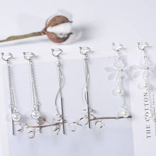 Load image into Gallery viewer, One Set 3 pairs Korea Style  Clip on Earrings No Pierced Simple Style Gold-color Geometric Clip Earrings
