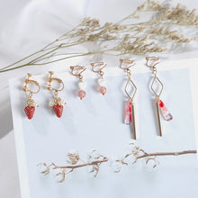 Load image into Gallery viewer, One Set 3 pairs Korea Style  Clip on Earrings No Pierced Simple Style Gold-color Geometric Clip Earrings
