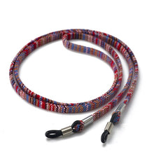 Load image into Gallery viewer, 5mm Wide Eyeglass Sunglasses Cord Strap Ethnic Style Cotton Eyewear Lanyard Glasses Neck Strap String Rope Band Eyewear Cord
