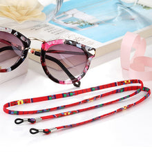 Load image into Gallery viewer, 5mm Wide Eyeglass Sunglasses Cord Strap Ethnic Style Cotton Eyewear Lanyard Glasses Neck Strap String Rope Band Eyewear Cord
