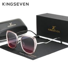 Load image into Gallery viewer, Genuine KINGSEVEN Women's Glasses Luxury Brand Design Sunglasses Gradient Polarized Lens Sun glasses Butterfly Oculos Feminino
