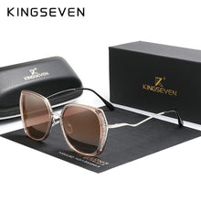 Load image into Gallery viewer, Genuine KINGSEVEN Women's Glasses Luxury Brand Design Sunglasses Gradient Polarized Lens Sun glasses Butterfly Oculos Feminino
