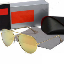Load image into Gallery viewer, 2020 High Quality Aviation Sunglasses Women Brand Designer Pilot Sunglass Women Female Men Sun Glasses For Women Mirror Sunglass
