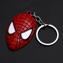 Load image into Gallery viewer, 2019 Marvel The Avengers Keychain Thor's Hammer Thanos Gauntlet Captain America Shield Hulk Batman Mask Key Ring Wholesale
