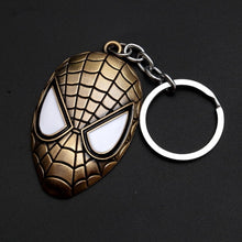 Load image into Gallery viewer, 2019 Marvel The Avengers Keychain Thor's Hammer Thanos Gauntlet Captain America Shield Hulk Batman Mask Key Ring Wholesale
