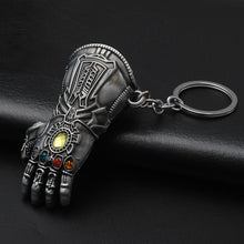 Load image into Gallery viewer, 2019 Marvel The Avengers Keychain Thor's Hammer Thanos Gauntlet Captain America Shield Hulk Batman Mask Key Ring Wholesale
