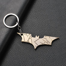 Load image into Gallery viewer, 2019 Marvel The Avengers Keychain Thor's Hammer Thanos Gauntlet Captain America Shield Hulk Batman Mask Key Ring Wholesale
