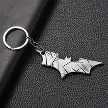 Load image into Gallery viewer, 2019 Marvel The Avengers Keychain Thor's Hammer Thanos Gauntlet Captain America Shield Hulk Batman Mask Key Ring Wholesale
