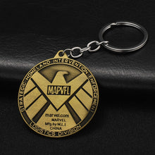 Load image into Gallery viewer, 2019 Marvel The Avengers Keychain Thor's Hammer Thanos Gauntlet Captain America Shield Hulk Batman Mask Key Ring Wholesale
