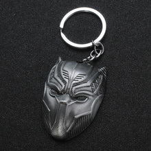 Load image into Gallery viewer, 2019 Marvel The Avengers Keychain Thor's Hammer Thanos Gauntlet Captain America Shield Hulk Batman Mask Key Ring Wholesale
