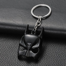 Load image into Gallery viewer, 2019 Marvel The Avengers Keychain Thor's Hammer Thanos Gauntlet Captain America Shield Hulk Batman Mask Key Ring Wholesale
