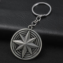 Load image into Gallery viewer, 2019 Marvel The Avengers Keychain Thor's Hammer Thanos Gauntlet Captain America Shield Hulk Batman Mask Key Ring Wholesale
