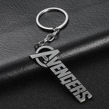 Load image into Gallery viewer, 2019 Marvel The Avengers Keychain Thor's Hammer Thanos Gauntlet Captain America Shield Hulk Batman Mask Key Ring Wholesale
