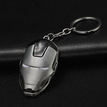 Load image into Gallery viewer, 2019 Marvel The Avengers Keychain Thor's Hammer Thanos Gauntlet Captain America Shield Hulk Batman Mask Key Ring Wholesale
