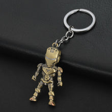Load image into Gallery viewer, 2019 Marvel The Avengers Keychain Thor's Hammer Thanos Gauntlet Captain America Shield Hulk Batman Mask Key Ring Wholesale
