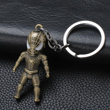 Load image into Gallery viewer, 2019 Marvel The Avengers Keychain Thor's Hammer Thanos Gauntlet Captain America Shield Hulk Batman Mask Key Ring Wholesale
