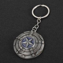 Load image into Gallery viewer, 2019 Marvel The Avengers Keychain Thor's Hammer Thanos Gauntlet Captain America Shield Hulk Batman Mask Key Ring Wholesale
